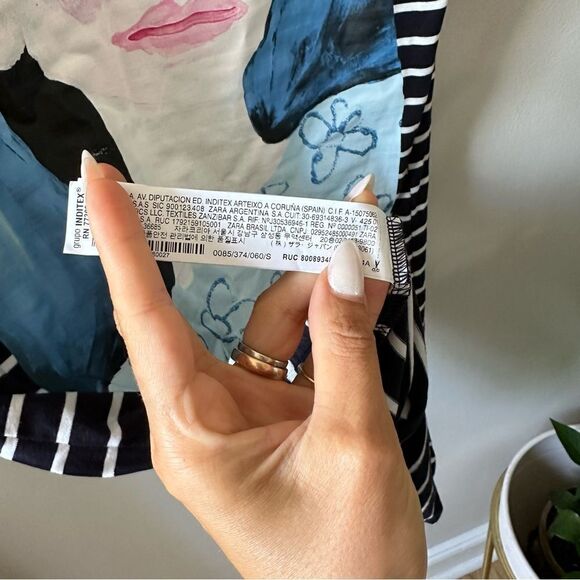 Zara X Natacha Paschal Striped Dress - Picture 7 of 9